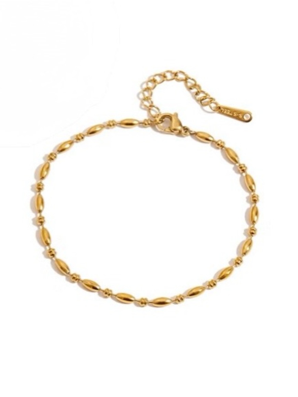 18k Gold Plated Stainless Steel Bracelet NWT